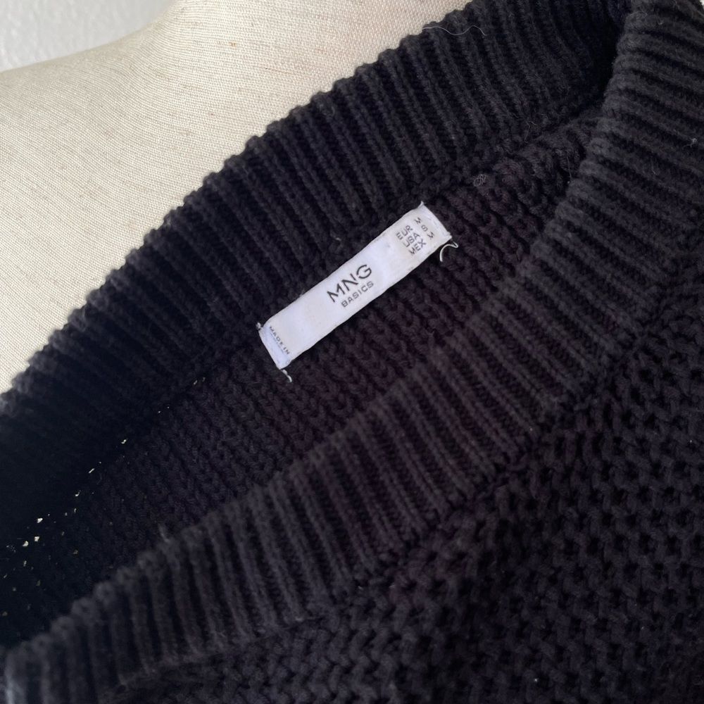 MNG basic black sweater - Picture 4 of 5